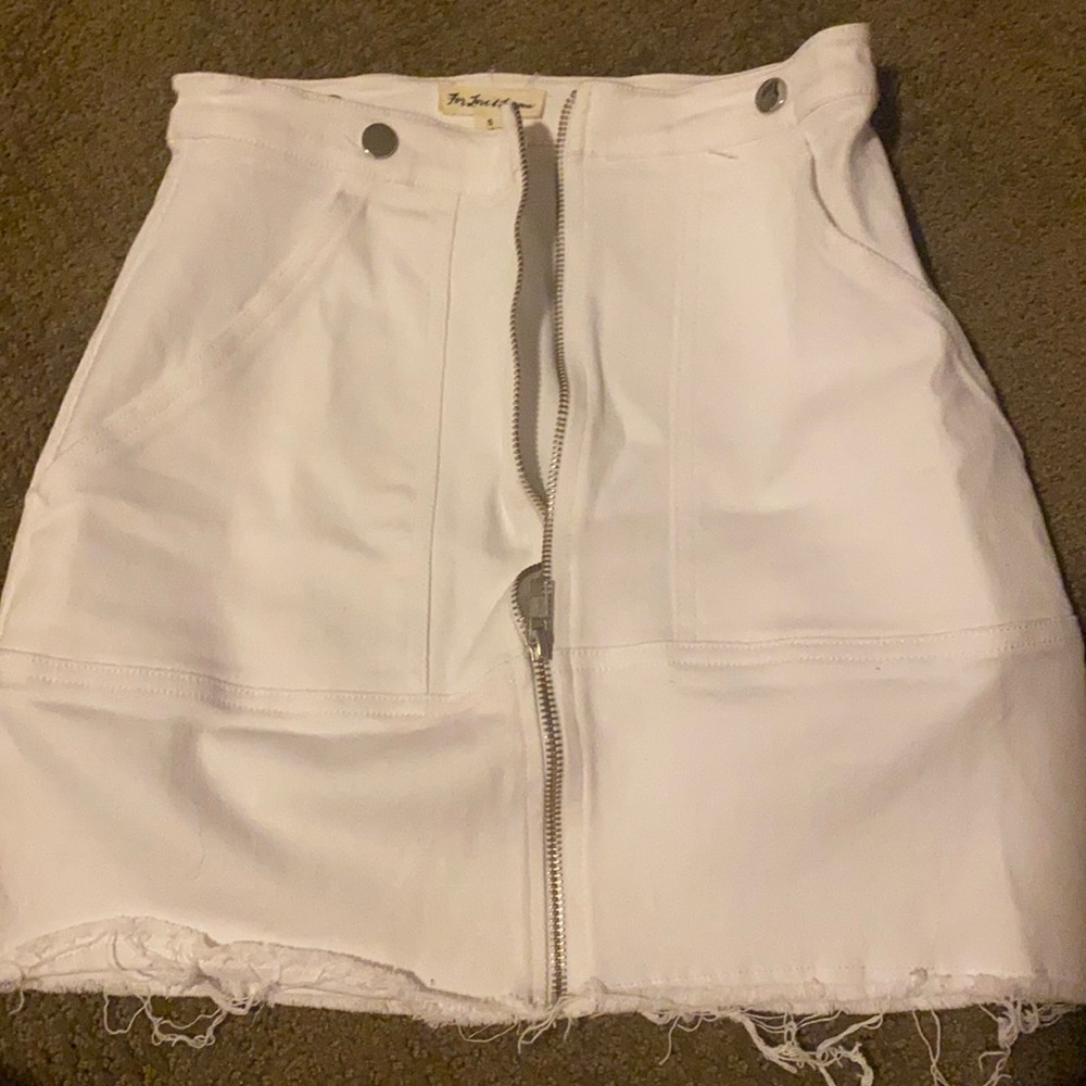 For love and lemons denim skirt